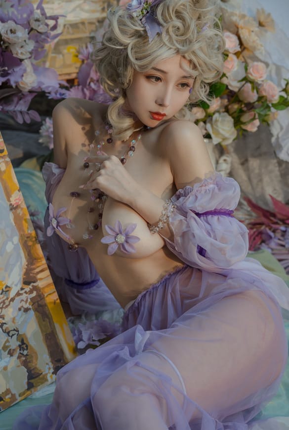 Genji云溪溪 –NO.19 奶桃 春风[50P/162MB]