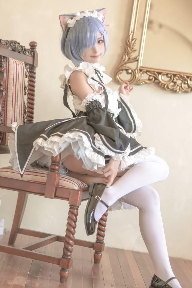 蠢沫沫 – NO.190 猫耳雷姆 [33P-318MB]