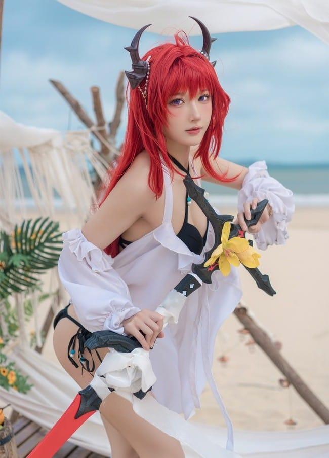 阿包也是兔娘 –NO.061 明日方舟 史尔特尔[50P-808MB]