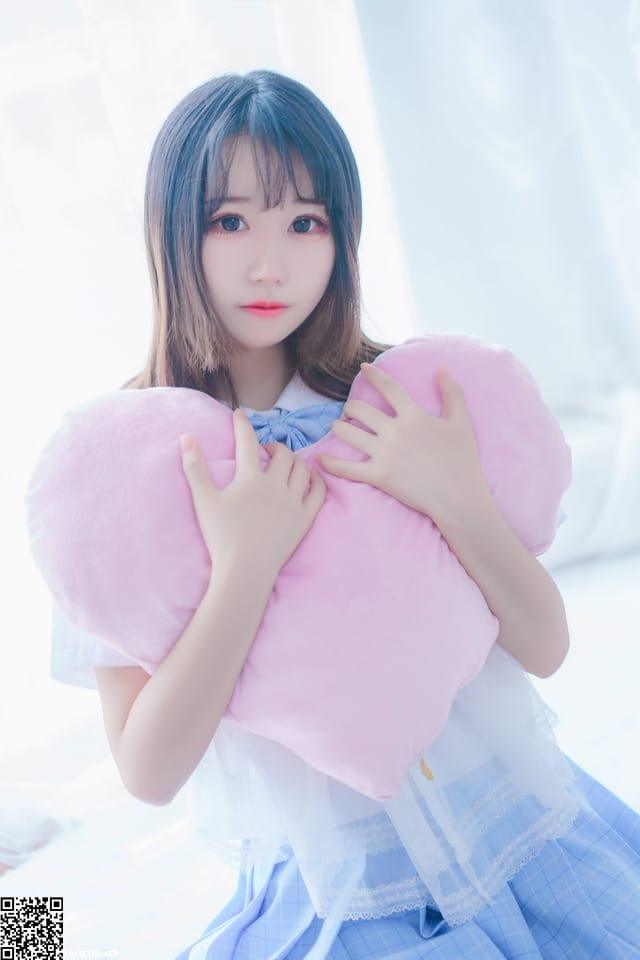 喵糖映画 – VOL.019 蓝白梦幻少女[46P917M]