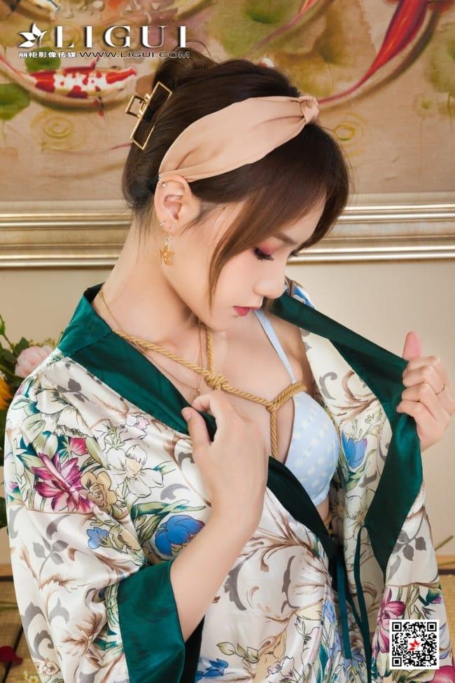 [Ligui丽柜]2021.09.10 《龟缚花蕊》心心 [72+1P/154MB]