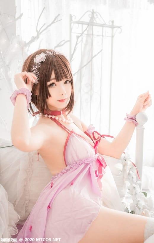 喵糖映画 VOL.243 白丝加藤惠 [20P/55MB]