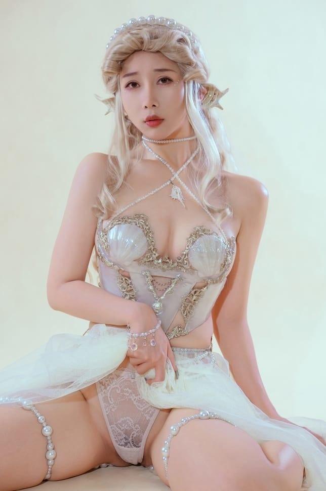 云溪溪 – NO.55 奶桃 珊迦娜·人鱼 [31P-266M]