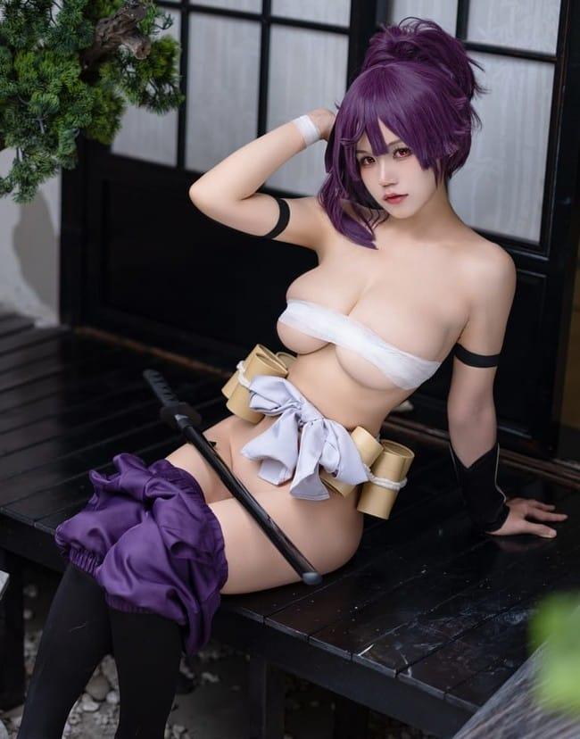 小仓千代w – NO.054 Yuzuriha 地狱楽 杠[26P -43M]