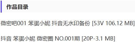 笨蛋小妮 – 微密圈写真&amp;视频合集【持续更新中】