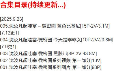 沈汝凡超哇塞 – 微密圈写真合集【持续更新中】