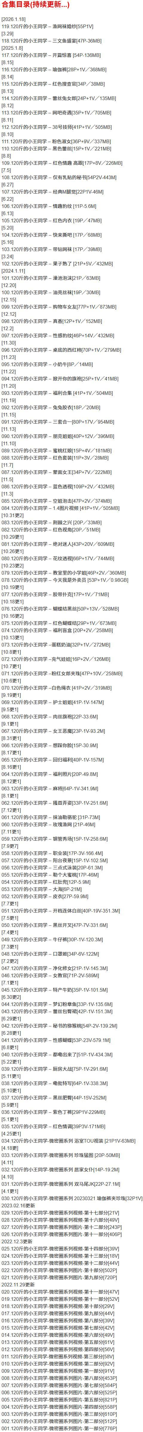 120斤的小王同学 – 微密圈写真合集【持续更新中】-1 120斤的小王同学 – 微密圈写真合集【持续更新中】