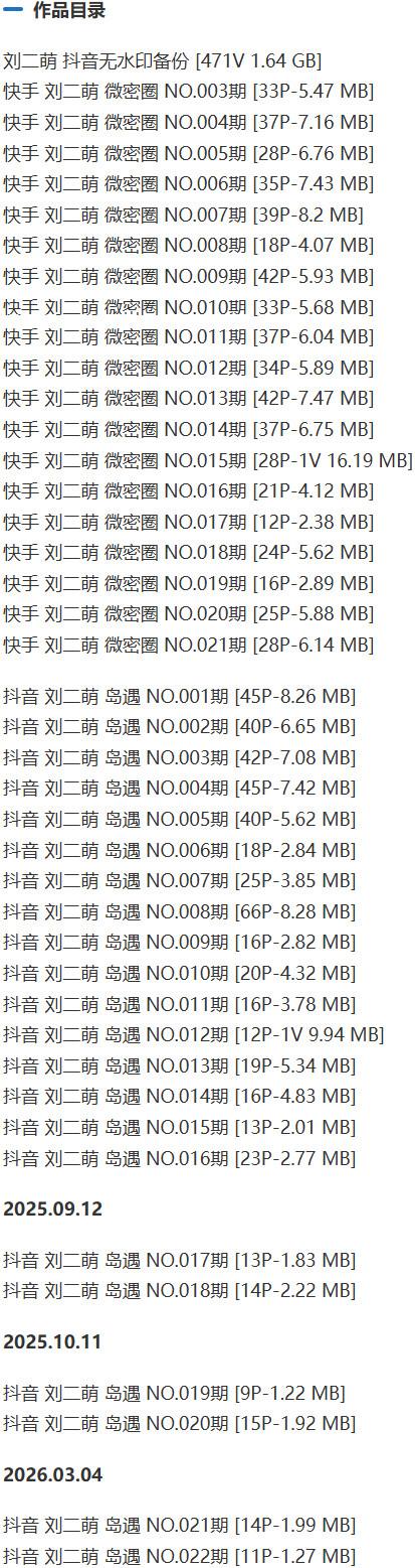 刘二萌 – 微密圈写真&视频合集【持续更新中】