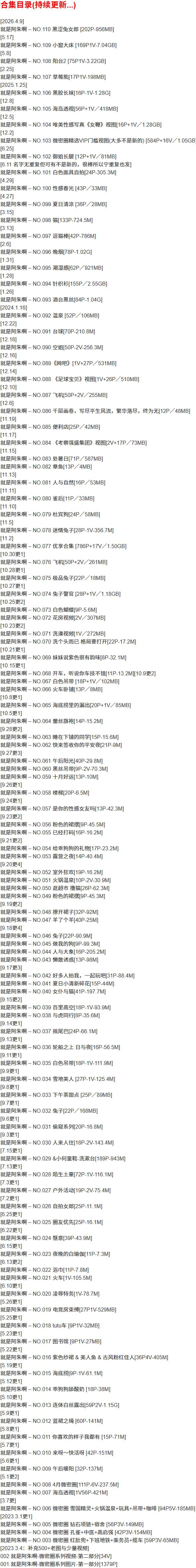 就是阿朱啊 – 微密圈写真合集【持续更新中】-1 就是阿朱啊 – 微密圈写真合集【持续更新中】
