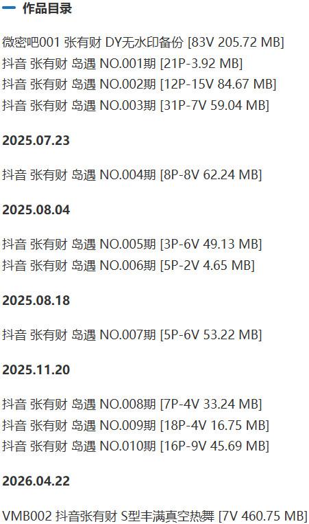 张有财 – 微密圈/岛遇等写真&视频合集【持续更新中】-1 张有财 – 微密圈/岛遇等写真&视频合集【持续更新中】