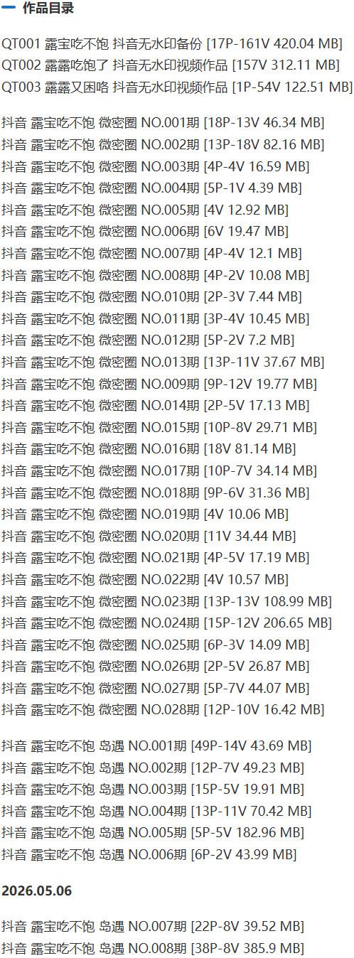 露宝吃不饱 – 微密圈等写真&视频合集【持续更新中】-1 露宝吃不饱 – 微密圈等写真&视频合集【持续更新中】