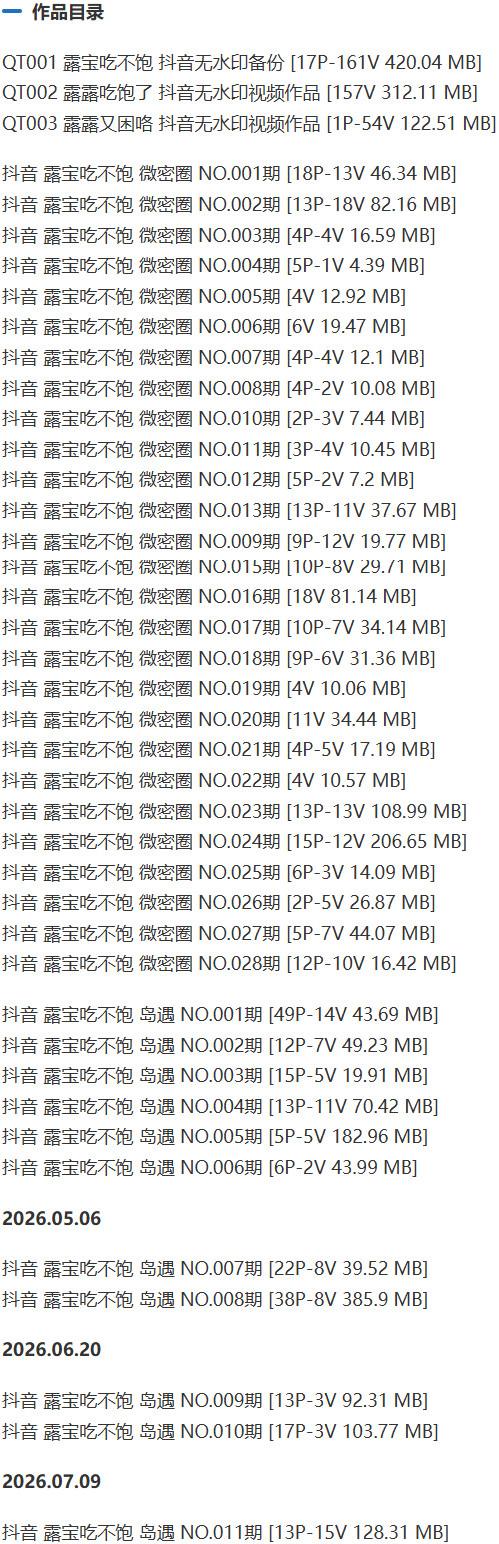 露宝吃不饱 – 微密圈等写真&视频合集【持续更新中】-1 露宝吃不饱 – 微密圈等写真&视频合集【持续更新中】