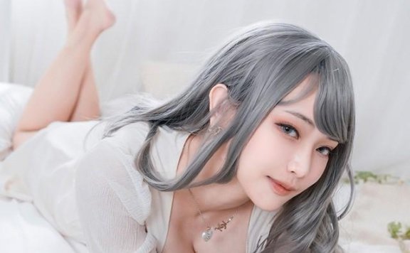 Machi马吉(馬吉) – NO.11 白色连衣裙[10P]